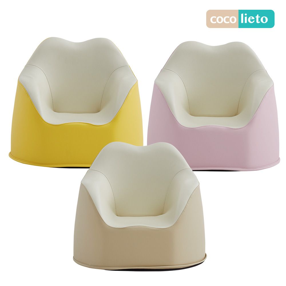 [Lieto Baby] COCO LIETO Macaron Baby Sofa for 1 person_Correct posture, toddler sofa, PU fabric, non-slip _Made in Korea